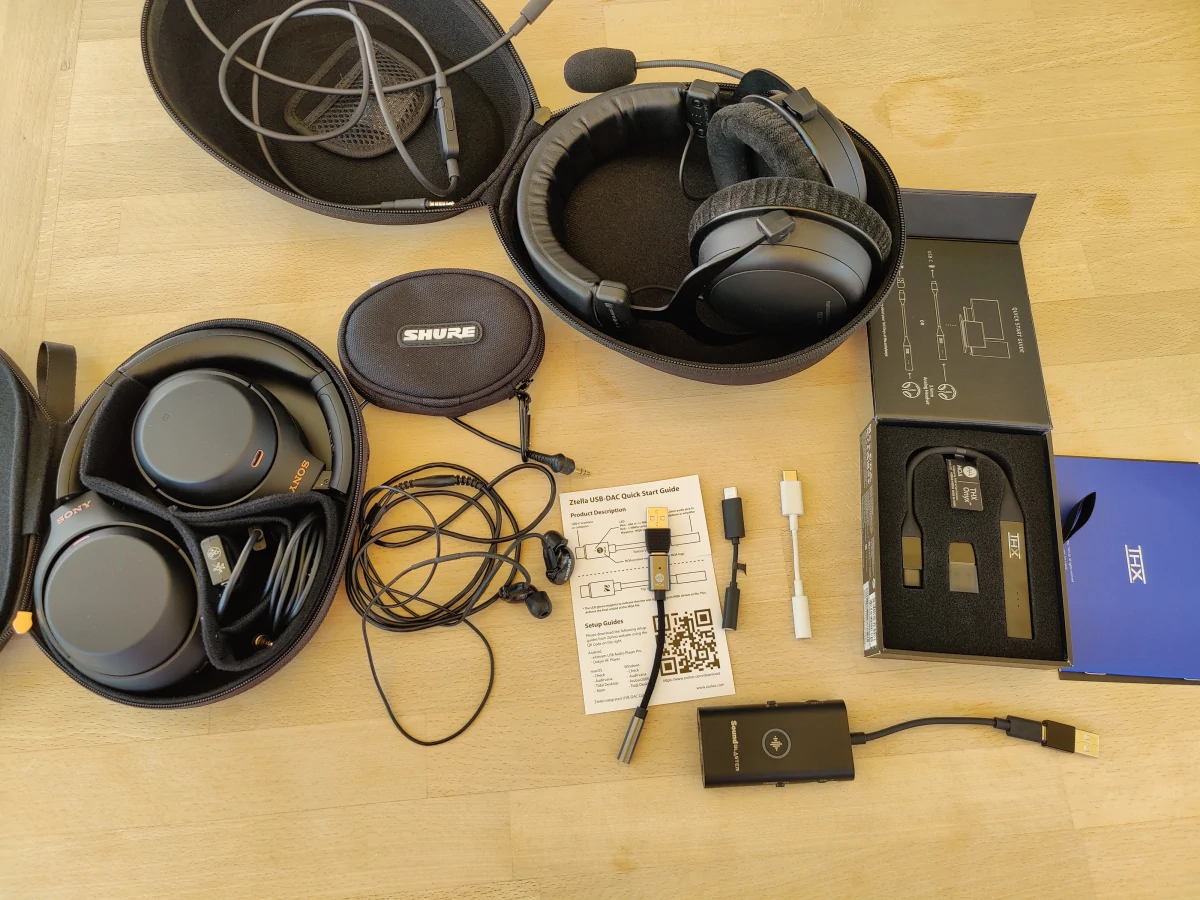 All das Zeug mit dem ich testen möchte